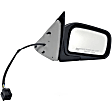 955-264 Passenger Side Mirror, Power Adjust, Heated, Manual Folding, Black, No Signal Light, No Memory, No Puddle Light, No Auto-Dim, No Blind Spot Feature