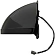 955-275 Driver Side Mirror, Power Adjust, Non-Heated, Non-Folding, Black, No Signal Light, No Memory, No Puddle Light, No Auto-Dim, No Blind Spot Feature