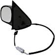 955-279 Driver Side Mirror, Power Adjust, Non-Heated, Manual Folding, Black, No Signal Light, No Memory, No Puddle Light, No Auto-Dim, No Blind Spot Feature