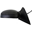 955-279 Driver Side Mirror, Power Adjust, Non-Heated, Manual Folding, Black, No Signal Light, No Memory, No Puddle Light, No Auto-Dim, No Blind Spot Feature