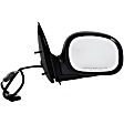 955-280 Passenger Side Mirror, Power Adjust, Non-Heated, Manual Folding, Black, No Signal Light, No Memory, No Puddle Light, No Auto-Dim, No Blind Spot Feature