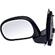 955-283 Driver Side Mirror, Manual Adjust, Non-Heated, Manual Folding, Black, No Signal Light, No Memory, No Puddle Light, No Auto-Dim, No Blind Spot Feature