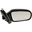 955-314 Sedan Passenger Side Mirror, Manual Adjust, Non-Heated, Non-Folding, Black, No Signal Light, No Memory, No Puddle Light, No Auto-Dim, No Blind Spot Feature