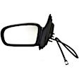 1999 Chevrolet Malibu - Driver Side Mirror, Power Adjust, Non-Heated, Black, Non-Folding, No Signal Light, No Blind Spot Feature, No Memory, No Puddle Light, No Auto-Dim