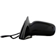 1999 Chevrolet Malibu - Driver Side Mirror, Power Adjust, Non-Heated, Black, Non-Folding, No Signal Light, No Blind Spot Feature, No Memory, No Puddle Light, No Auto-Dim