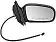 955-321 Passenger Side Mirror, Power Adjust, Non-Heated, Non-Folding, Black, No Signal Light, Without Memory Recall, No Puddle Light, No Auto-Dimming, No Blind Spot Feature