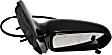 955-321 Passenger Side Mirror, Power Adjust, Non-Heated, Non-Folding, Black, No Signal Light, Without Memory Recall, No Puddle Light, No Auto-Dimming, No Blind Spot Feature