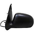 955-324 Driver Side Mirror, Power Adjust, Non-Heated, Power Folding, Black, No Signal Light, Without Memory Recall, No Puddle Light, No Auto-Dimming, No Blind Spot Feature