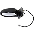 955-324 Driver Side Mirror, Power Adjust, Non-Heated, Power Folding, Black, No Signal Light, Without Memory Recall, No Puddle Light, No Auto-Dimming, No Blind Spot Feature