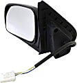 955-328 Driver Side Mirror, Power Adjust, Non-Heated, Power Folding, Black, No Signal Light, No Memory, No Auto-Dim