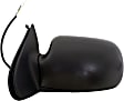955-328 Driver Side Mirror, Power Adjust, Non-Heated, Power Folding, Black, No Signal Light, No Memory, No Auto-Dim