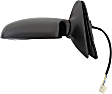 955-328 Driver Side Mirror, Power Adjust, Non-Heated, Power Folding, Black, No Signal Light, No Memory, No Auto-Dim