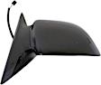 955-331 Passenger Side Mirror, Power Adjust, Non-Heated, Non-Folding, Black, No Signal Light, No Memory, No Puddle Light, No Auto-Dim, No Blind Spot Feature