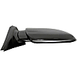 955-340 Passenger Side Mirror, Manual Adjust, Non-Heated, Manual Folding, Black, No Signal Light, Without Memory Recall, No Puddle Light, No Auto-Dimming, No Blind Spot Feature