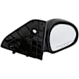 955-348 Passenger Side Mirror, Manual Adjust, Non-Heated, Manual Folding, Black, No Signal Light, No Memory, No Puddle Light, No Auto-Dim, No Blind Spot Feature