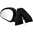 955-353 Driver Side Mirror, Power Adjust, Non-Heated, Manual Folding, Black, No Signal Light, No Memory, No Puddle Light, No Auto-Dim, No Blind Spot Feature