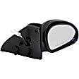 955-354 Passenger Side Mirror, Power Adjust, Non-Heated, Manual Folding, Black, No Signal Light, No Memory, No Puddle Light, No Auto-Dim, No Blind Spot Feature