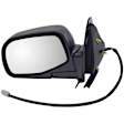 2000 Ford Ranger - Driver Side Mirror, Fleetside, Power Adjust, Non-Heated, Black, Manual Folding, No Signal Light, No Blind Spot Feature, No Memory, No Puddle Light, No Auto-Dim