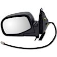 2000 Ford Ranger - Driver Side Mirror, Fleetside, Power Adjust, Non-Heated, Black, Manual Folding, No Signal Light, No Blind Spot Feature, No Memory, No Puddle Light, No Auto-Dim