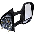 955-362 Passenger Side Mirror, Manual Adjust, Non-Heated, Manual Folding, Black, No Signal Light, No Memory, No Puddle Light, No Auto-Dim, No Blind Spot Feature