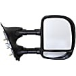 955-362 Passenger Side Mirror, Manual Adjust, Non-Heated, Manual Folding, Black, No Signal Light, No Memory, No Puddle Light, No Auto-Dim, No Blind Spot Feature