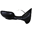 955-364 Passenger Side Mirror, Power Adjust, Non-Heated, Manual Folding, Black, No Signal Light, Without Memory Recall, No Puddle Light, No Auto-Dimming, No Blind Spot Feature