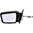 955-377 Driver Side Mirror, Manual Adjust, Non-Heated, Non-Folding, Black, No Signal Light, No Memory, No Puddle Light, No Auto-Dim, No Blind Spot Feature