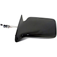 955-377 Driver Side Mirror, Manual Adjust, Non-Heated, Non-Folding, Black, No Signal Light, No Memory, No Puddle Light, No Auto-Dim, No Blind Spot Feature