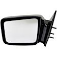 955-379 Driver Side Mirror, Manual Adjust, Non-Heated, Non-Folding, Black, No Signal Light, No Memory, No Puddle Light, No Auto-Dim, No Blind Spot Feature