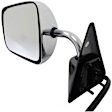 955-381 Driver Side Mirror, Power Adjust, Non-Heated, Manual Folding, Black, No Signal Light, Without Memory Recall, No Puddle Light, No Auto-Dimming, No Blind Spot Feature