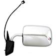 955-381 Driver Side Mirror, Power Adjust, Non-Heated, Manual Folding, Black, No Signal Light, Without Memory Recall, No Puddle Light, No Auto-Dimming, No Blind Spot Feature