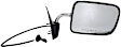955-382 Passenger Side Mirror, Power Adjust, Non-Heated, Power Folding, Black, No Signal Light, Without Memory Recall, No Puddle Light, No Auto-Dimming, No Blind Spot Feature