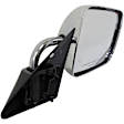 1989 Dodge Dakota - Passenger Side Mirror, Manual Adjust, Non-Heated, Chrome, Manual Folding, No Signal Light, No Blind Spot Feature, No Memory, No Puddle Light, No Auto-Dim