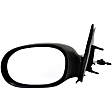 955-387 Driver Side Mirror, Manual Adjust, Non-Heated, Non-Folding, Black, No Signal Light, No Memory, No Puddle Light, No Auto-Dim, No Blind Spot Feature