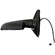 955-391 Driver Side Mirror, Power Adjust, Non-Heated, Manual Folding, Black, No Signal Light, No Memory, No Puddle Light, No Auto-Dim, No Blind Spot Feature