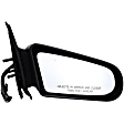 955-396 Passenger Side Mirror, Power Adjust, Non-Heated, Non-Folding, Black, No Signal Light, No Memory, No Puddle Light, No Auto-Dim, No Blind Spot Feature