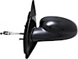 955-401 Driver Side Mirror, Manual Adjust, Non-Heated, Non-Folding, Black, No Signal Light, No Memory, No Puddle Light, No Auto-Dim, No Blind Spot Feature