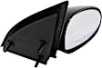 955-402 Passenger Side Mirror, Manual Adjust, Non-Heated, Non-Folding, Black, No Signal Light, No Memory, No Puddle Light, No Auto-Dim, No Blind Spot Feature
