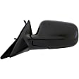 955-416 Sedan Driver Side Mirror, Manual Adjust, Non-Heated, Manual Folding, Black, No Signal Light, No Memory, No Puddle Light, No Auto-Dim, No Blind Spot Feature