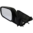 955-418 Coupe Driver Side Mirror, Power Adjust, Non-Heated, Manual Folding, Black, No Signal Light, No Memory, No Puddle Light, No Auto-Dim, No Blind Spot Feature
