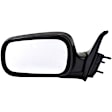 955-418 Coupe Driver Side Mirror, Power Adjust, Non-Heated, Manual Folding, Black, No Signal Light, No Memory, No Puddle Light, No Auto-Dim, No Blind Spot Feature