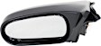 955-420 Driver Side Mirror, Power Adjust, Non-Heated, Manual Folding, Black, No Signal Light, No Memory, No Puddle Light, No Auto-Dim, No Blind Spot Feature