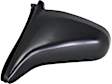 955-420 Driver Side Mirror, Power Adjust, Non-Heated, Manual Folding, Black, No Signal Light, No Memory, No Puddle Light, No Auto-Dim, No Blind Spot Feature