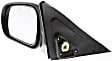 955-422 Driver Side Mirror, Power Adjust, Non-Heated, Non-Folding, Black, No Signal Light, No Memory, No Puddle Light, No Auto-Dim, No Blind Spot Feature