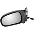 955-424 Driver Side Mirror, Manual Adjust, Non-Heated, Manual Folding, Black, No Signal Light, No Memory, No Puddle Light, No Auto-Dim, No Blind Spot Feature