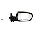 955-427 Sedan Passenger Side Mirror, Power Adjust, Non-Heated, Manual Folding, Black, No Signal Light, No Memory, No Puddle Light, No Auto-Dim, No Blind Spot Feature