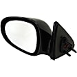 955-433 Driver Side Mirror, Power Adjust, Non-Heated, Non-Folding, Black, No Signal Light, No Memory, No Puddle Light, No Auto-Dim, No Blind Spot Feature