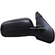 955-444 Passenger Side Mirror, Power Adjust, Non-Heated, Manual Folding, Black, No Signal Light, No Memory, No Puddle Light, No Auto-Dim, No Blind Spot Feature