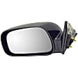 955-446 Driver Side Mirror, Power Adjust, Non-Heated, Manual Folding, Black, No Signal Light, No Memory, No Puddle Light, No Auto-Dim, No Blind Spot Feature