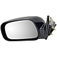 955-446 Driver Side Mirror, Power Adjust, Non-Heated, Manual Folding, Black, No Signal Light, No Memory, No Puddle Light, No Auto-Dim, No Blind Spot Feature